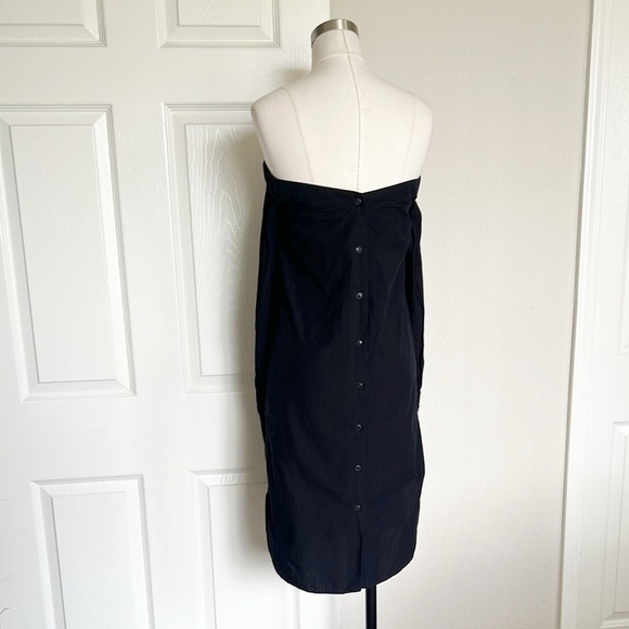 Rag & Bone Kacy Off Shoulder Dress in Black - Picture 9 of 13